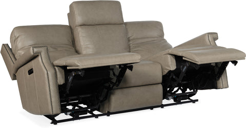 Hooker Furniture Living Room Vaughn Zero Gravity Sofa with Power Headrest