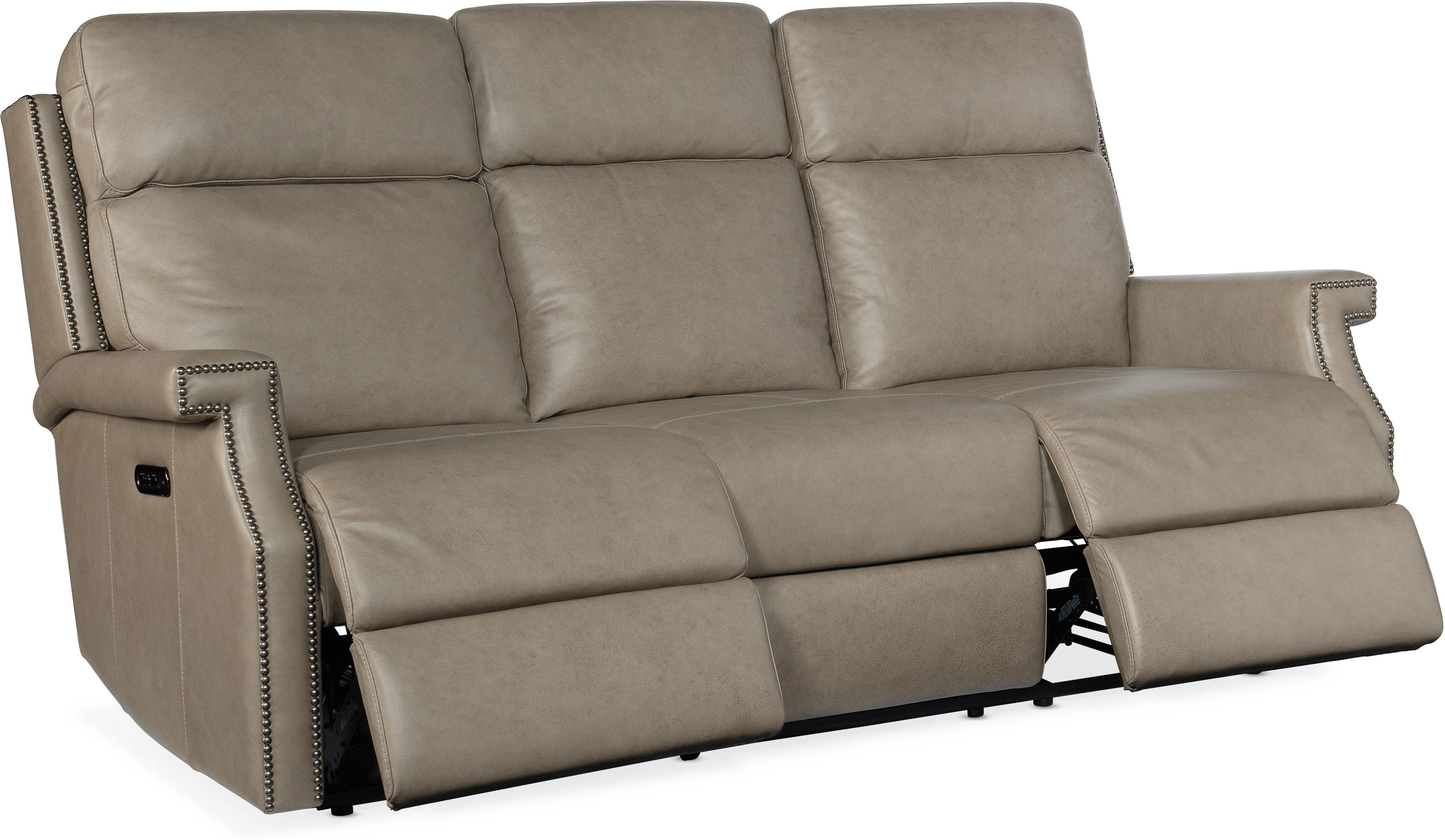 Hooker Furniture Living Room Vaughn Zero Gravity Sofa with Power Headrest