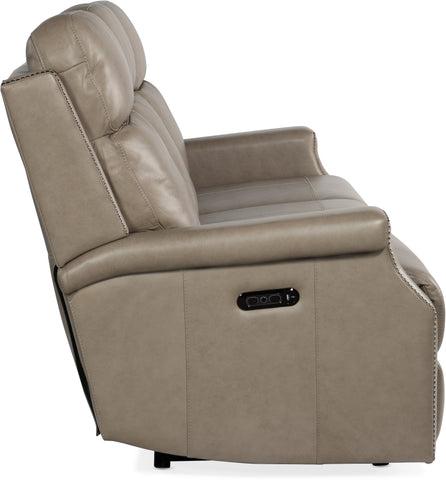 Hooker Furniture Living Room Vaughn Zero Gravity Sofa with Power Headrest