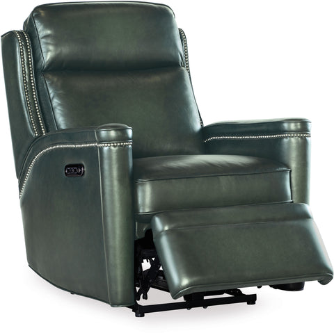 Hooker Furniture Living Room Hamilton Power Recliner w/Power Headrest