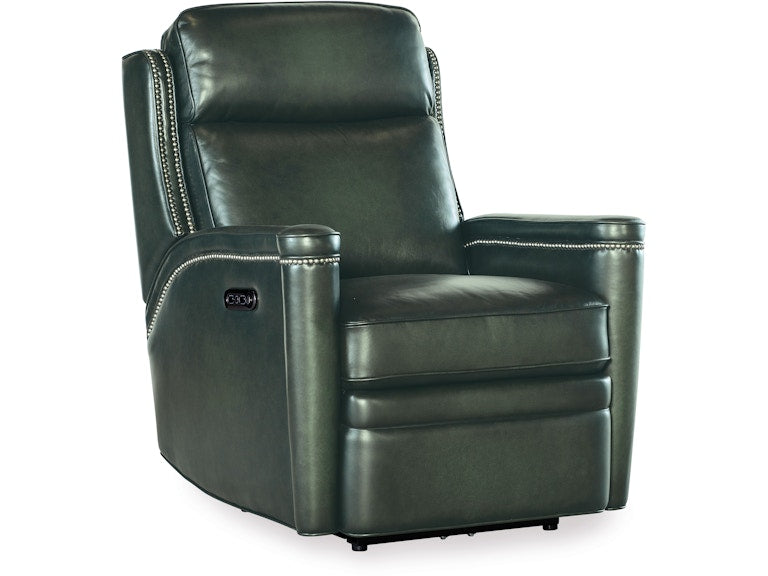 Hooker Furniture Living Room Hamilton Power Recliner w/Power Headrest