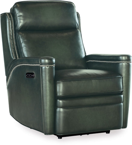 Hooker Furniture Living Room Hamilton Power Recliner w/Power Headrest
