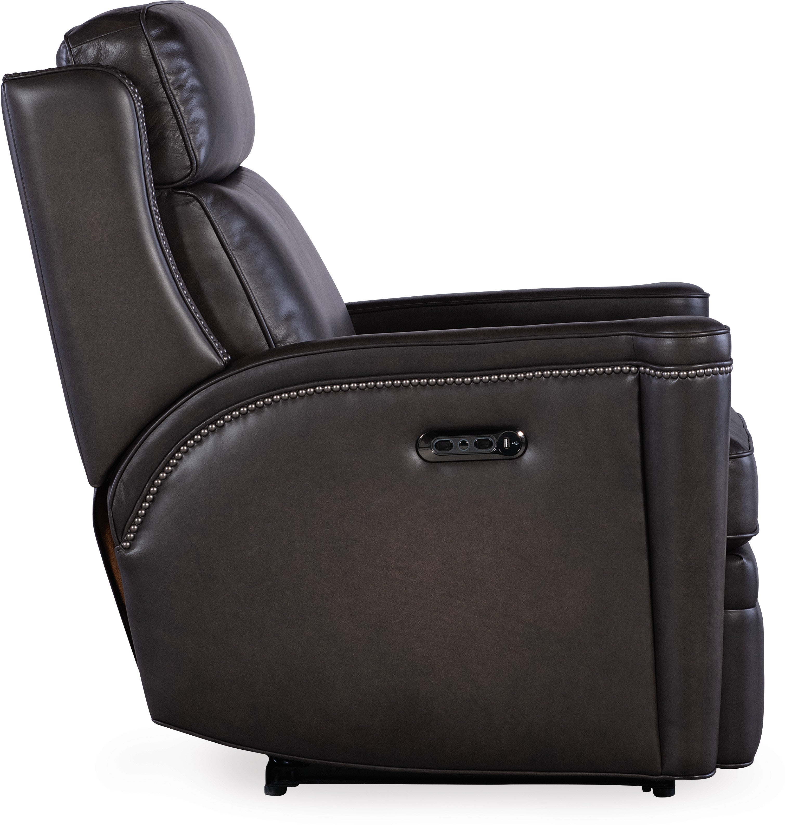 Hooker Furniture Living Room Hamilton Power Recliner w/Power Headrest