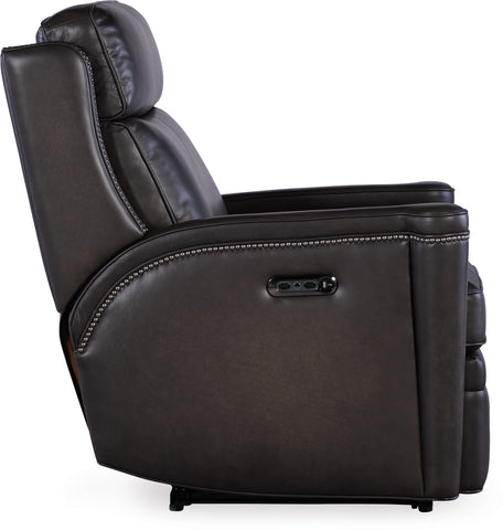 Hooker Furniture Living Room Hamilton Power Recliner w/Power Headrest