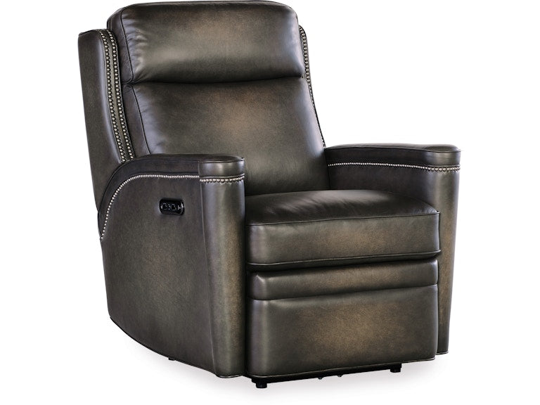 Hooker Furniture Living Room Hamilton Power Recliner w/Power Headrest