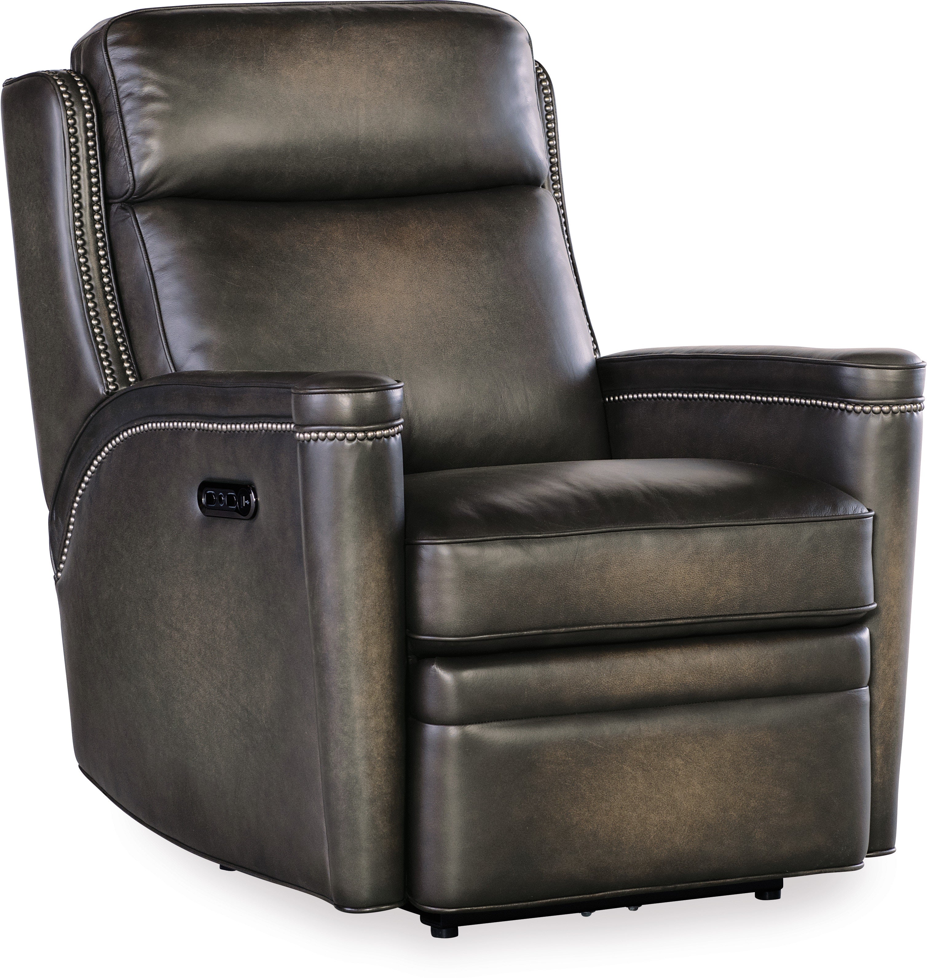 Hooker Furniture Living Room Hamilton Power Recliner w/Power Headrest