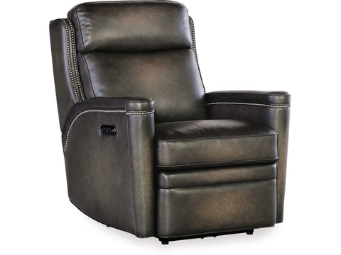Hooker Furniture Living Room Hamilton Power Recliner w/Power Headrest