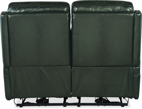 Hooker Furniture Living Room Hamilton Power Loveseat w/Power Headrest