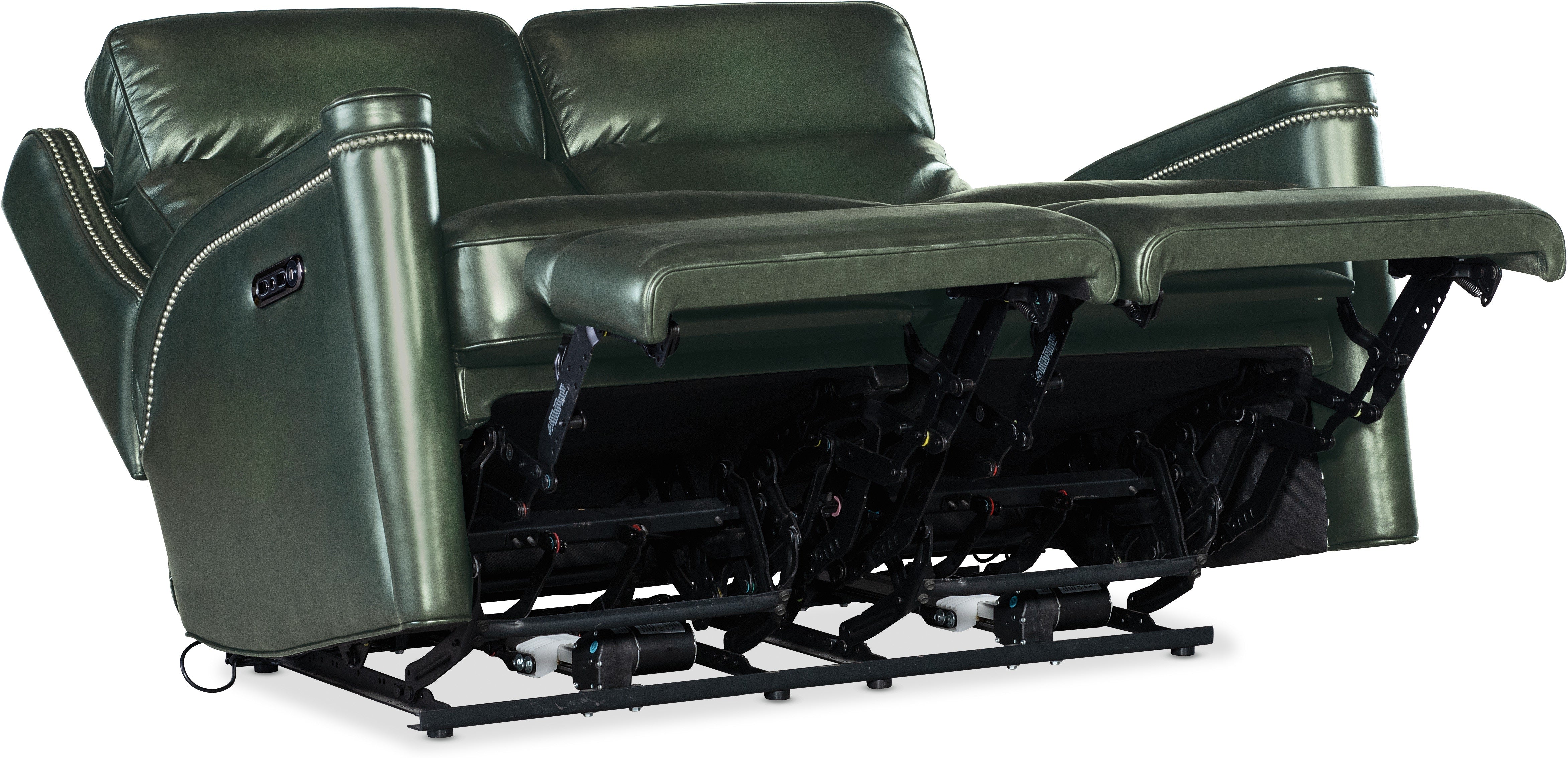 Hooker Furniture Living Room Hamilton Power Loveseat w/Power Headrest