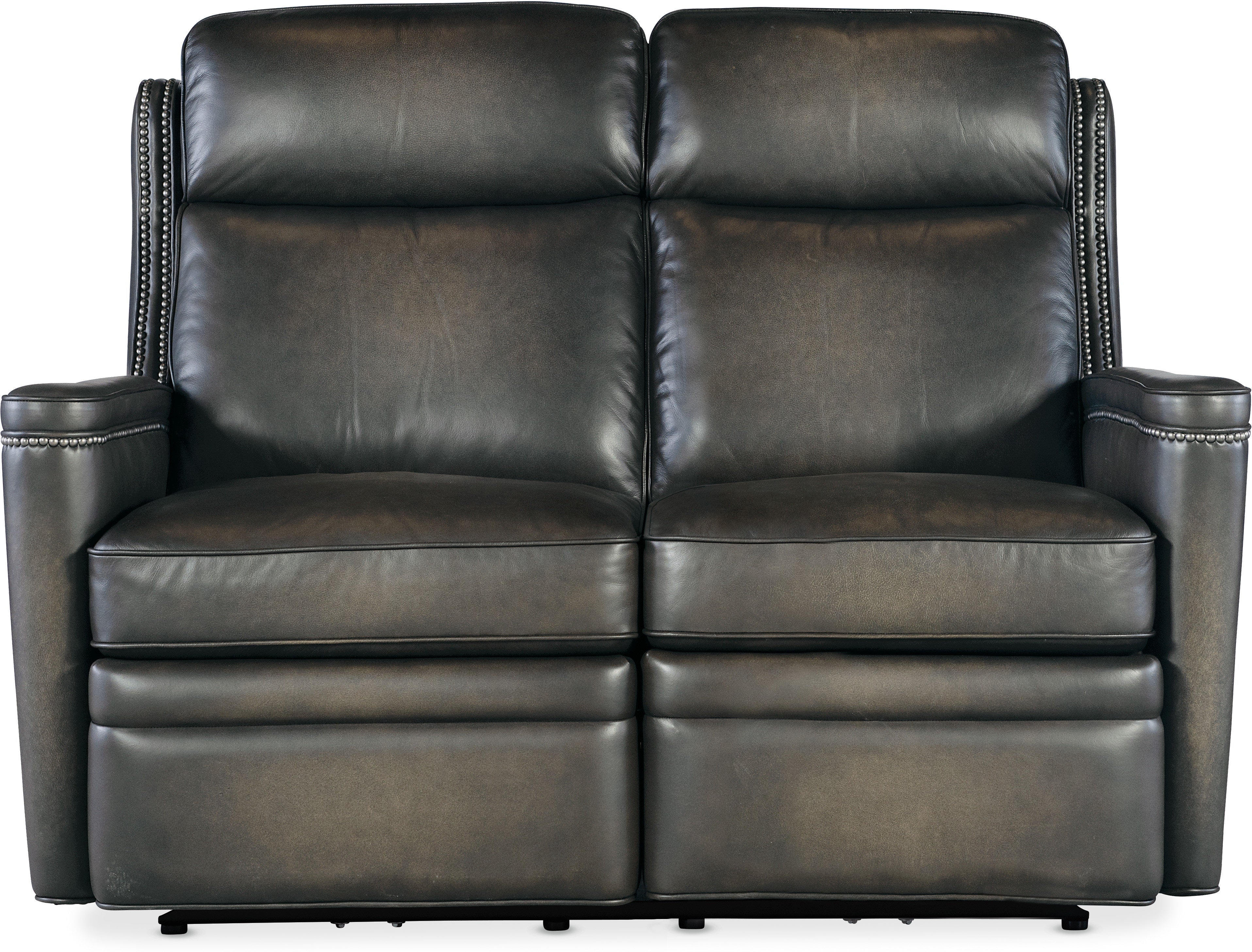 Hooker Furniture Living Room Hamilton Power Loveseat w/Power Headrest