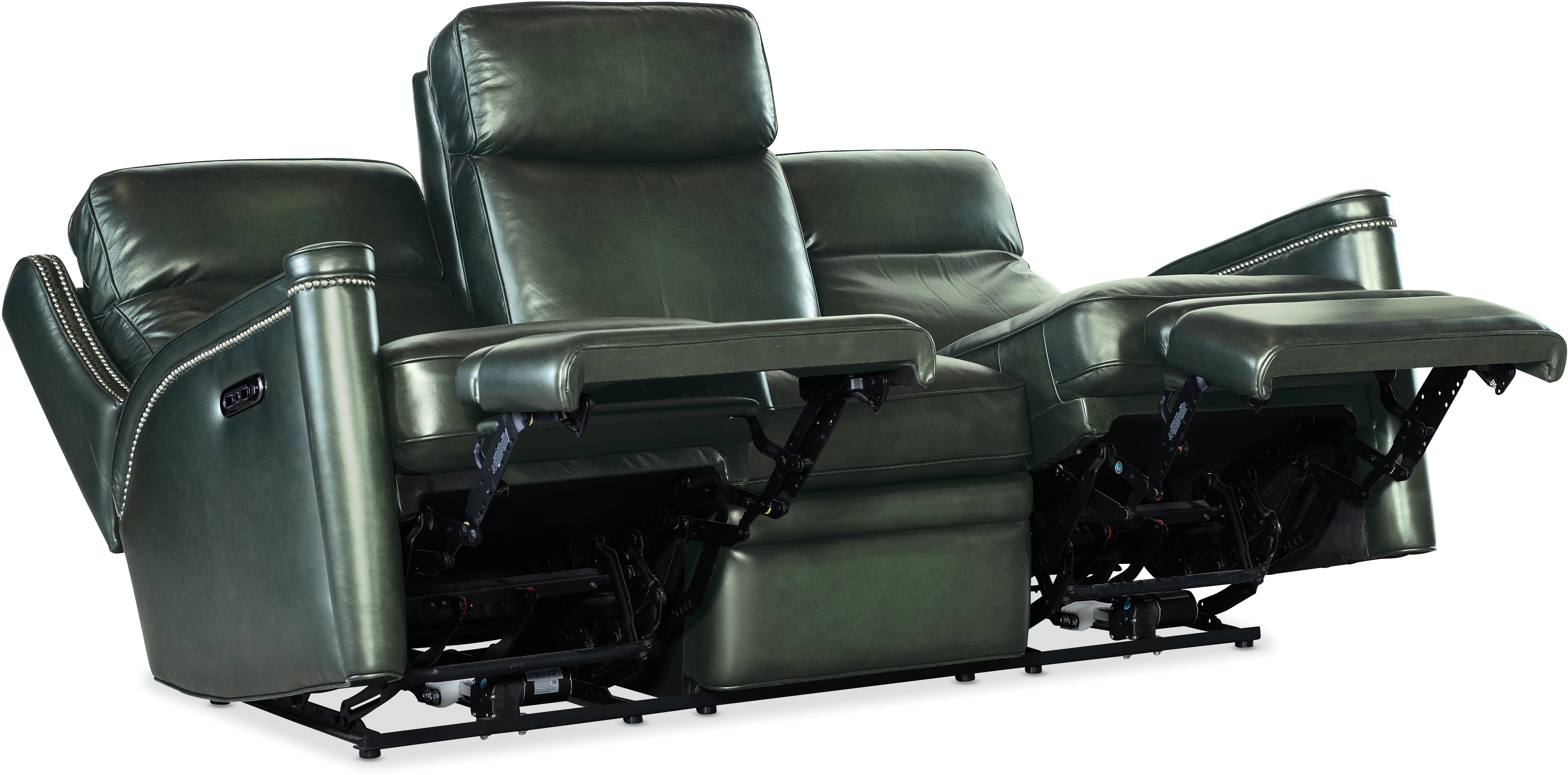 Hooker Furniture Living Room Hamilton Power Sofa w/Power Headrest