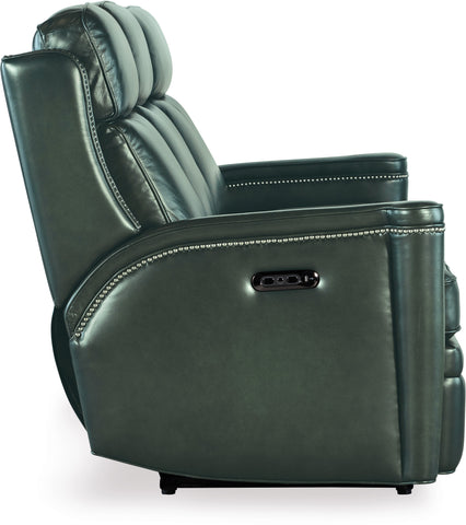 Hooker Furniture Living Room Hamilton Power Sofa w/Power Headrest
