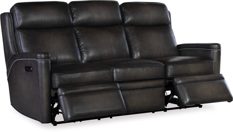 Hooker Furniture Living Room Hamilton Power Sofa w/Power Headrest