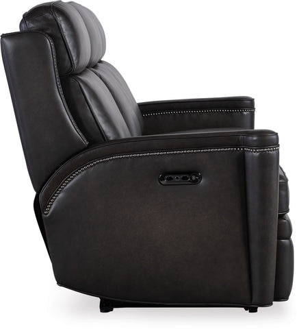 Hooker Furniture Living Room Hamilton Power Sofa w/Power Headrest