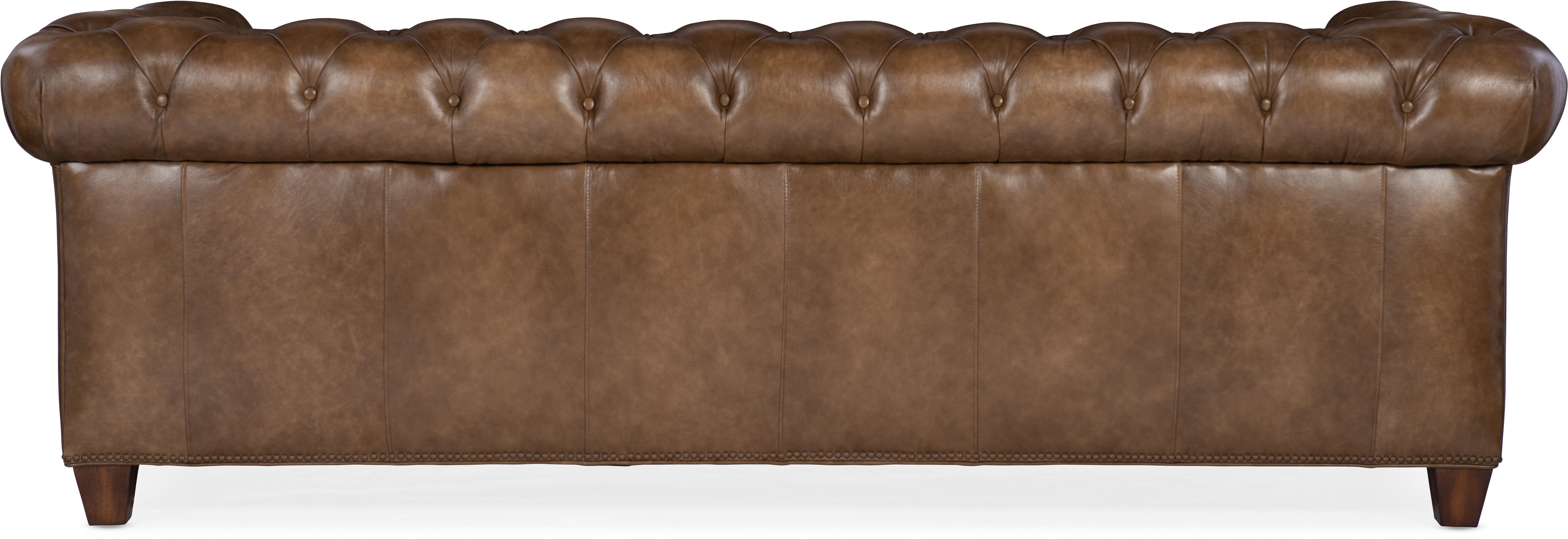 Hooker Furniture Living Room Chester Tufted Stationary Sofa