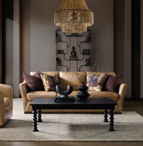 Hooker Furniture Living Room Fairfax Stationary Sofa