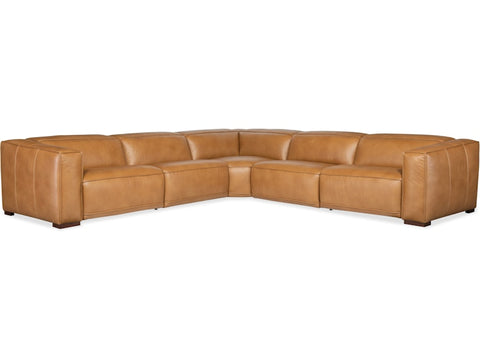 Hooker Furniture Living Room Fresco 5 Seat Sectional 3-PWR