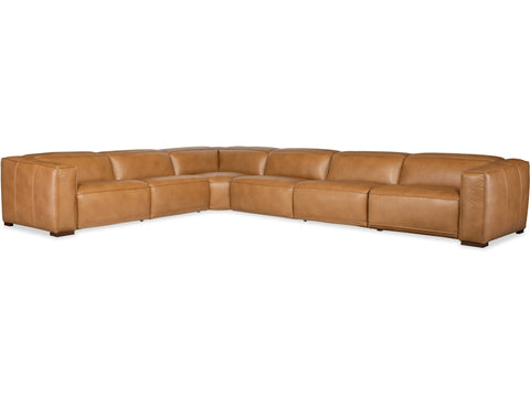 Hooker Furniture Living Room Fresco 6 Seat Sectional 4-PWR