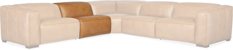 Hooker Furniture Living Room Fresco 5 Seat Sectional 3-PWR