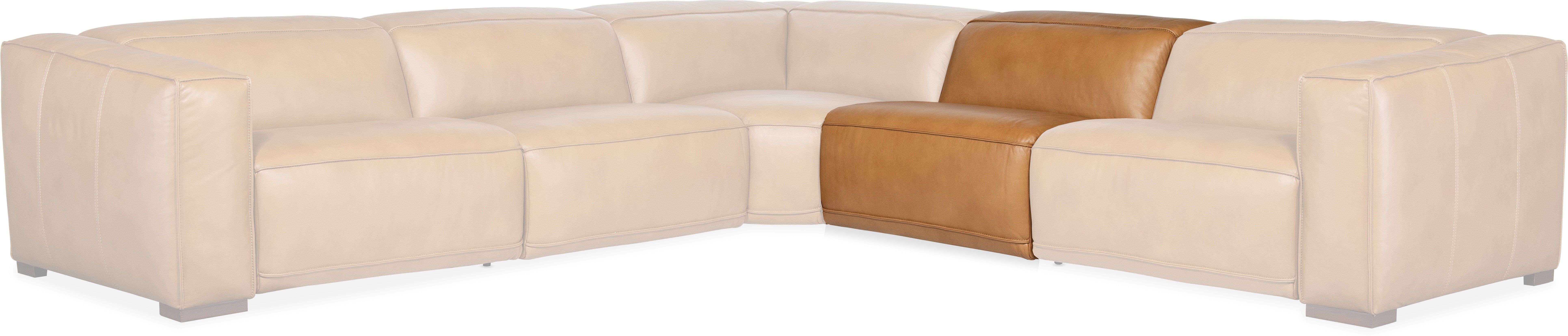 Hooker Furniture Living Room Fresco 6 Seat Sectional 4-PWR