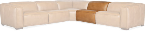 Hooker Furniture Living Room Fresco 6 Seat Sectional 4-PWR