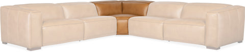 Hooker Furniture Living Room Fresco 6 Seat Sectional 4-PWR