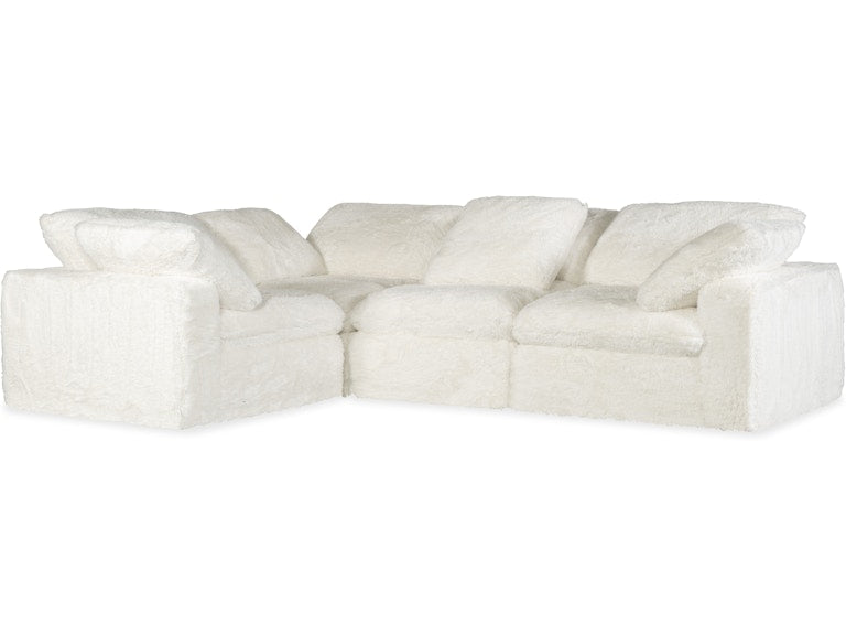 Hooker Furniture Living Room Barefoot 4-Seat Sectional