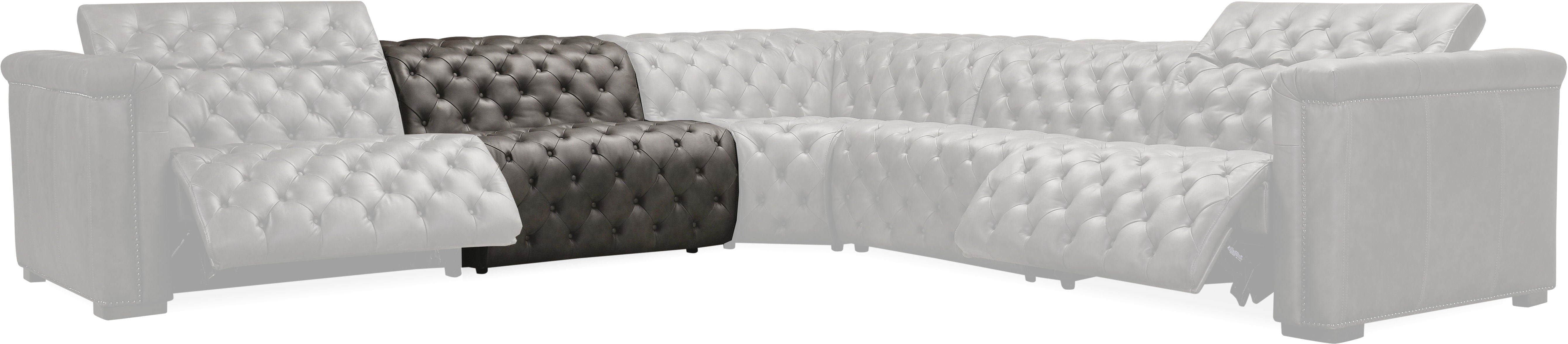 Hooker Furniture Living Room Savion Grandier 6 pc Sectional w/3 PWR Recline PWR Headrest