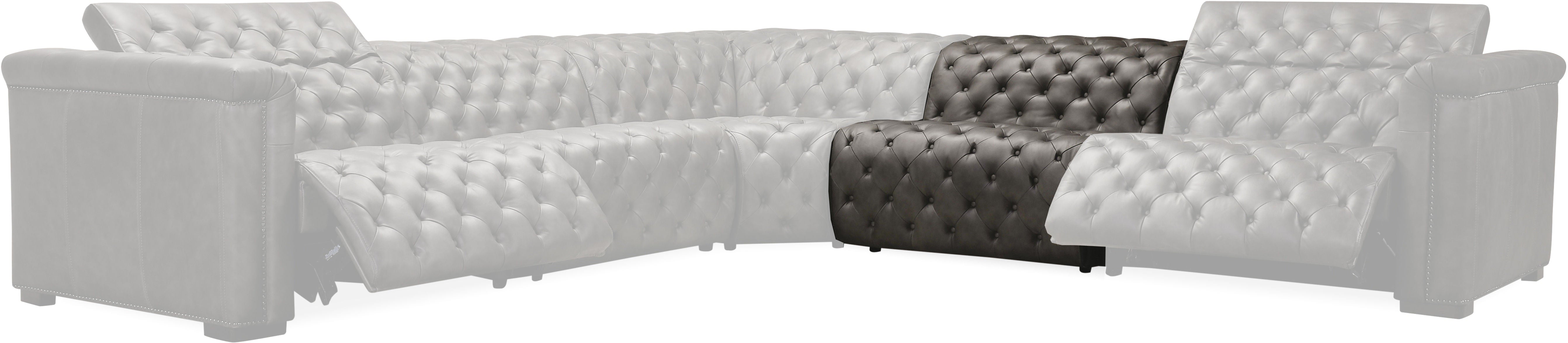 Hooker Furniture Living Room Savion Grandier 5 pc Sectional w/2 PWR Recline PWR Headrest