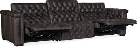 Hooker Furniture Living Room Savion Grandier Sofa w/PWR Recline PWR Headrest