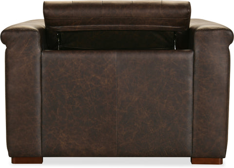 Hooker Furniture Living Room Savion Deux Power Recliner with Power Headrest