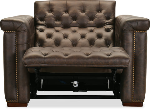 Hooker Furniture Living Room Savion Deux Power Recliner with Power Headrest