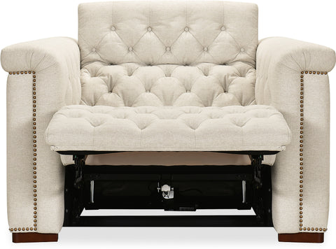 Hooker Furniture Living Room Savion Deux Power Recliner with Power Headrest