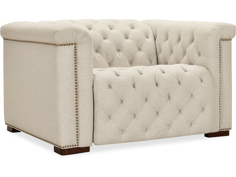 Hooker Furniture Living Room Savion Deux Power Recliner with Power Headrest