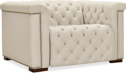 Hooker Furniture Living Room Savion Deux Power Recliner with Power Headrest