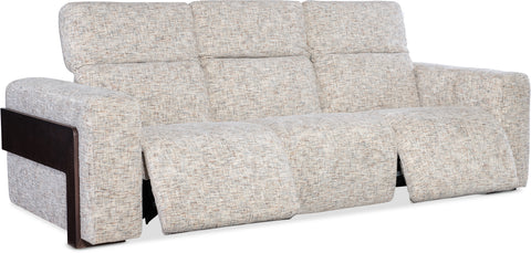 Hooker Furniture Living Room Atlas Power Sofa with Power Headrest