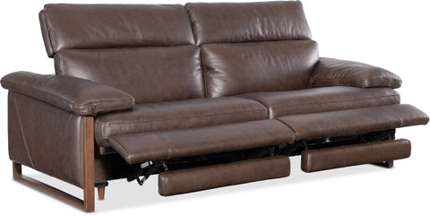 Hooker Furniture Living Room Jericho Power Sofa with Power Headrest