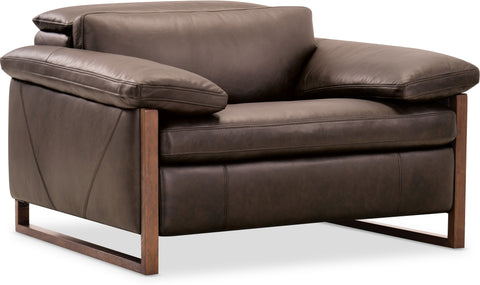 Hooker Furniture Living Room Jericho Power Recliner with Power Headrest