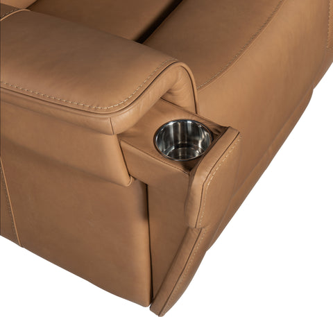 Hooker Furniture Living Room Lyra Zero Gravity Power Loveseat with Power Headrest