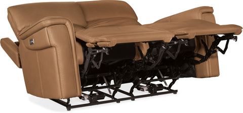 Hooker Furniture Living Room Lyra Zero Gravity Power Loveseat with Power Headrest