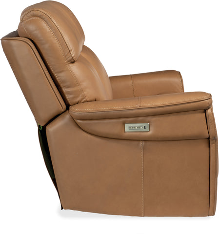 Hooker Furniture Living Room Lyra Zero Gravity Power Loveseat with Power Headrest