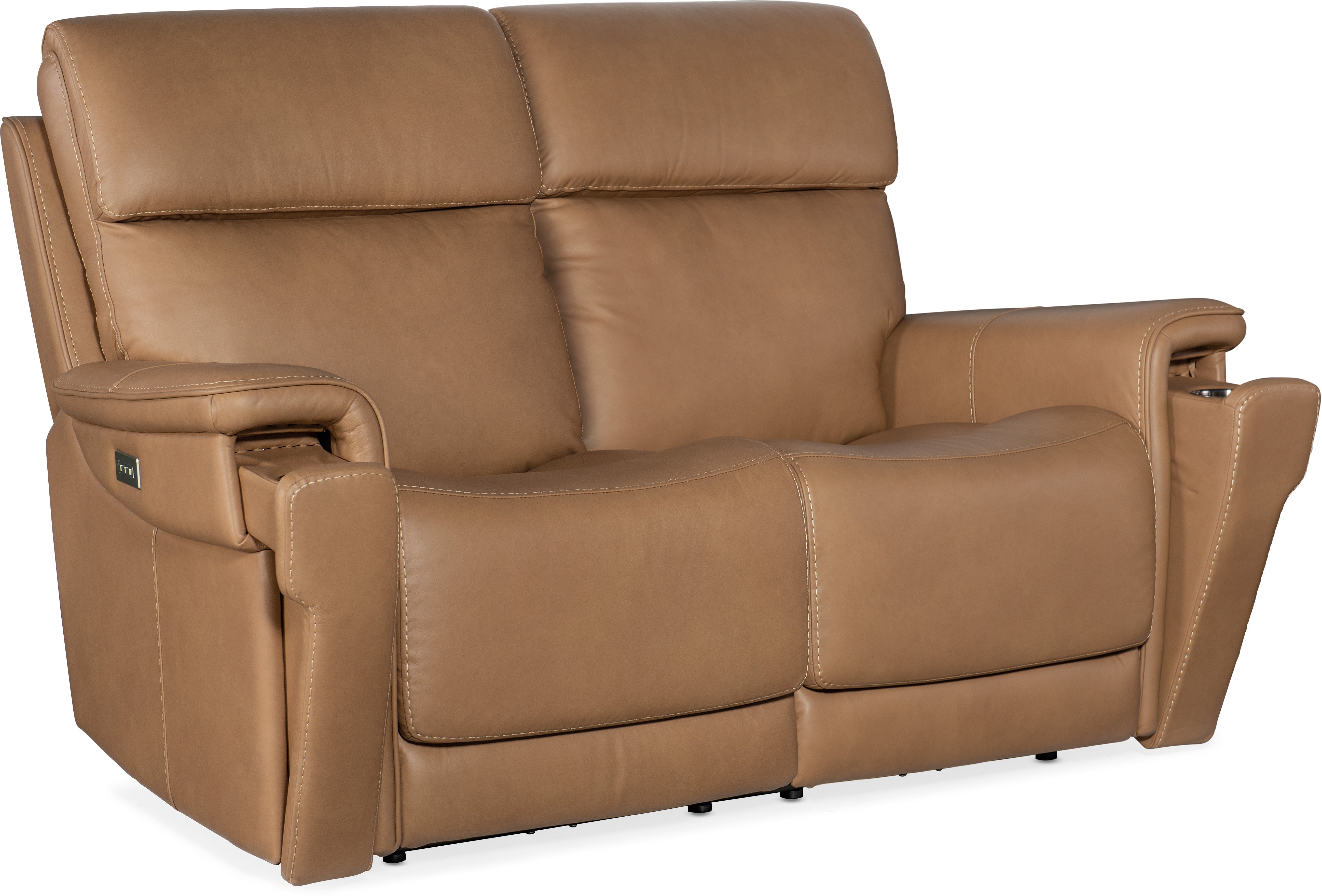 Hooker Furniture Living Room Lyra Zero Gravity Power Loveseat with Power Headrest