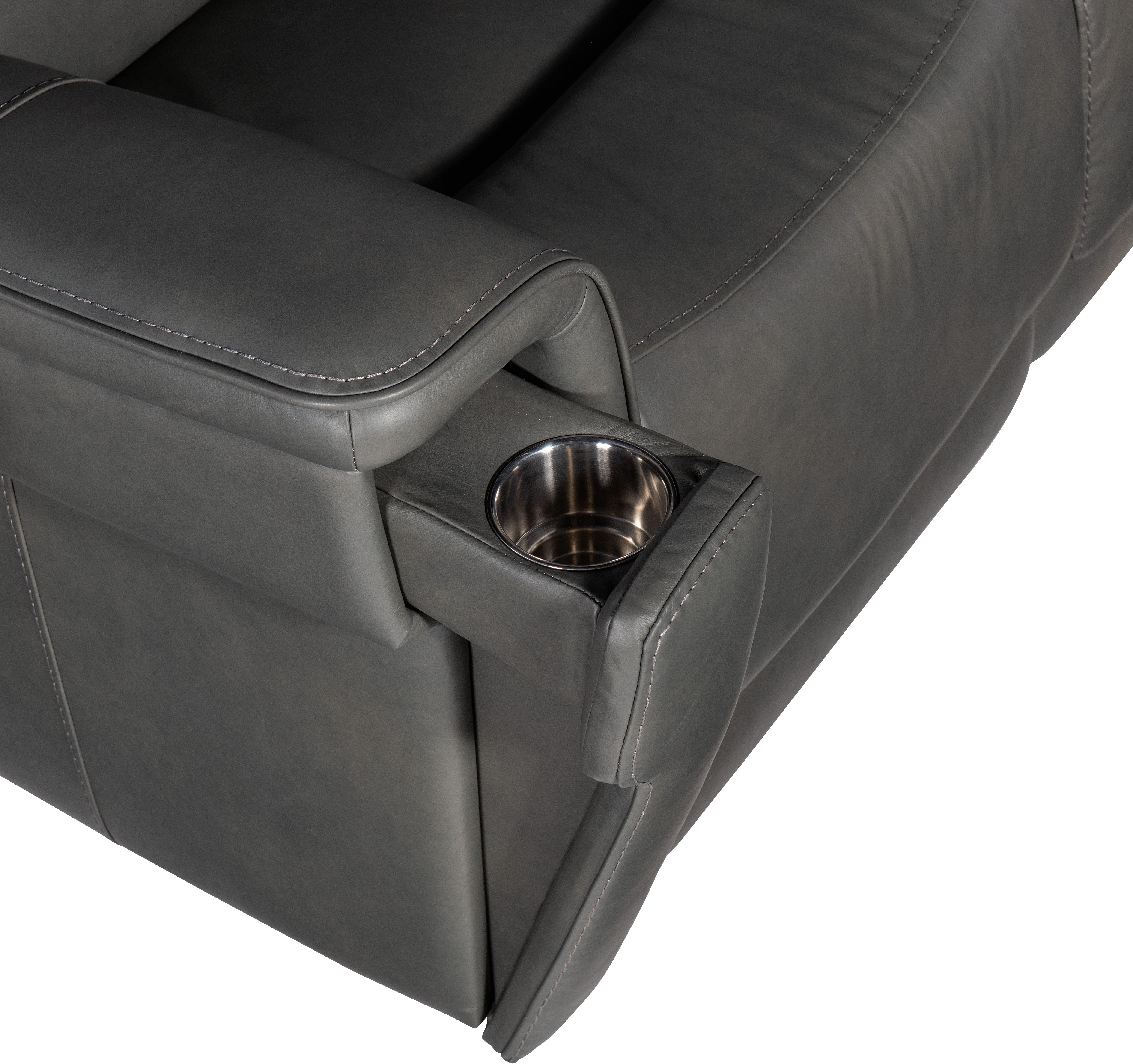 Hooker Furniture Living Room Lyra Zero Gravity Power Loveseat with Power Headrest