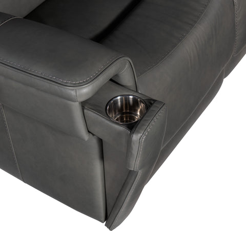 Hooker Furniture Living Room Lyra Zero Gravity Power Loveseat with Power Headrest