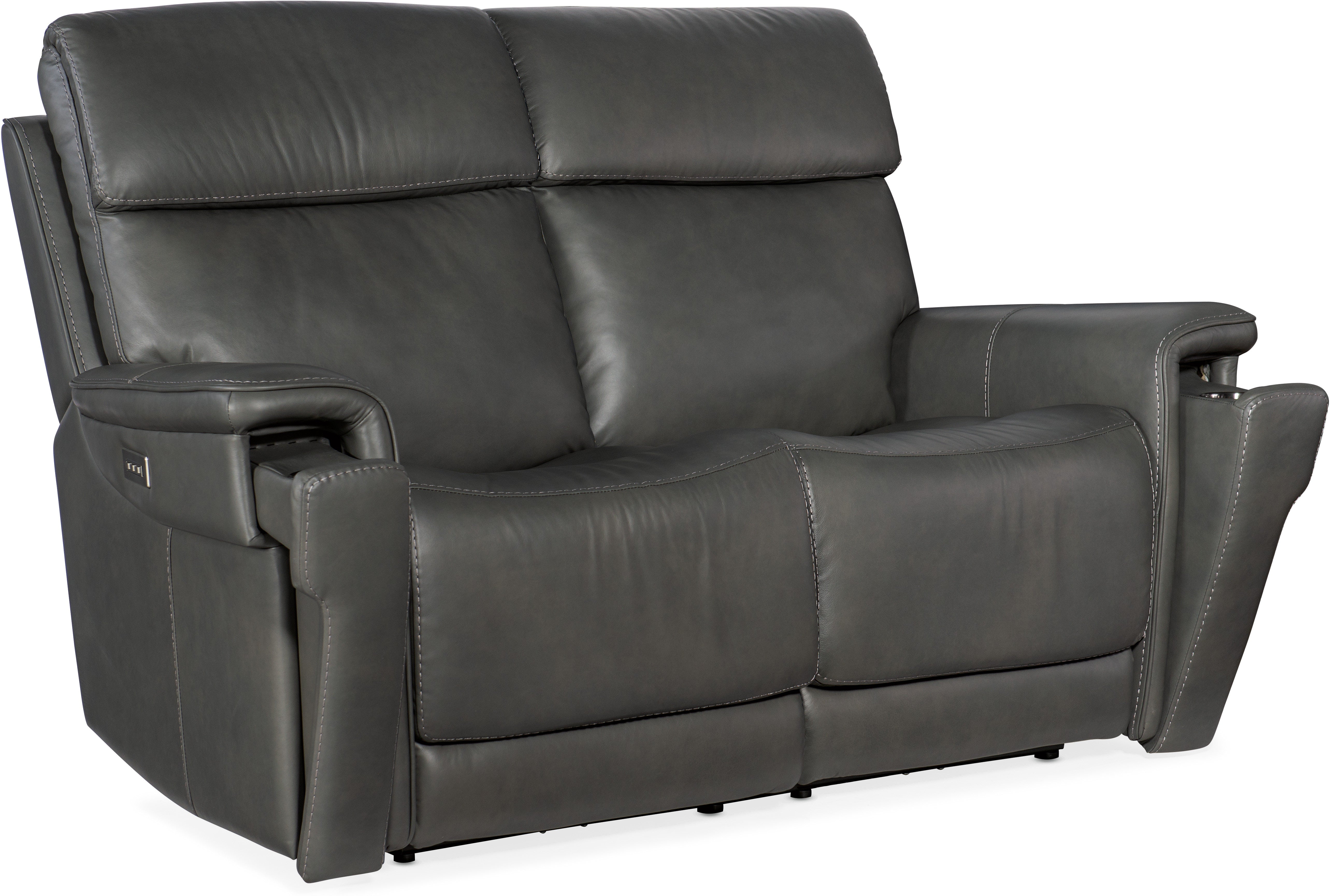 Hooker Furniture Living Room Lyra Zero Gravity Power Loveseat with Power Headrest