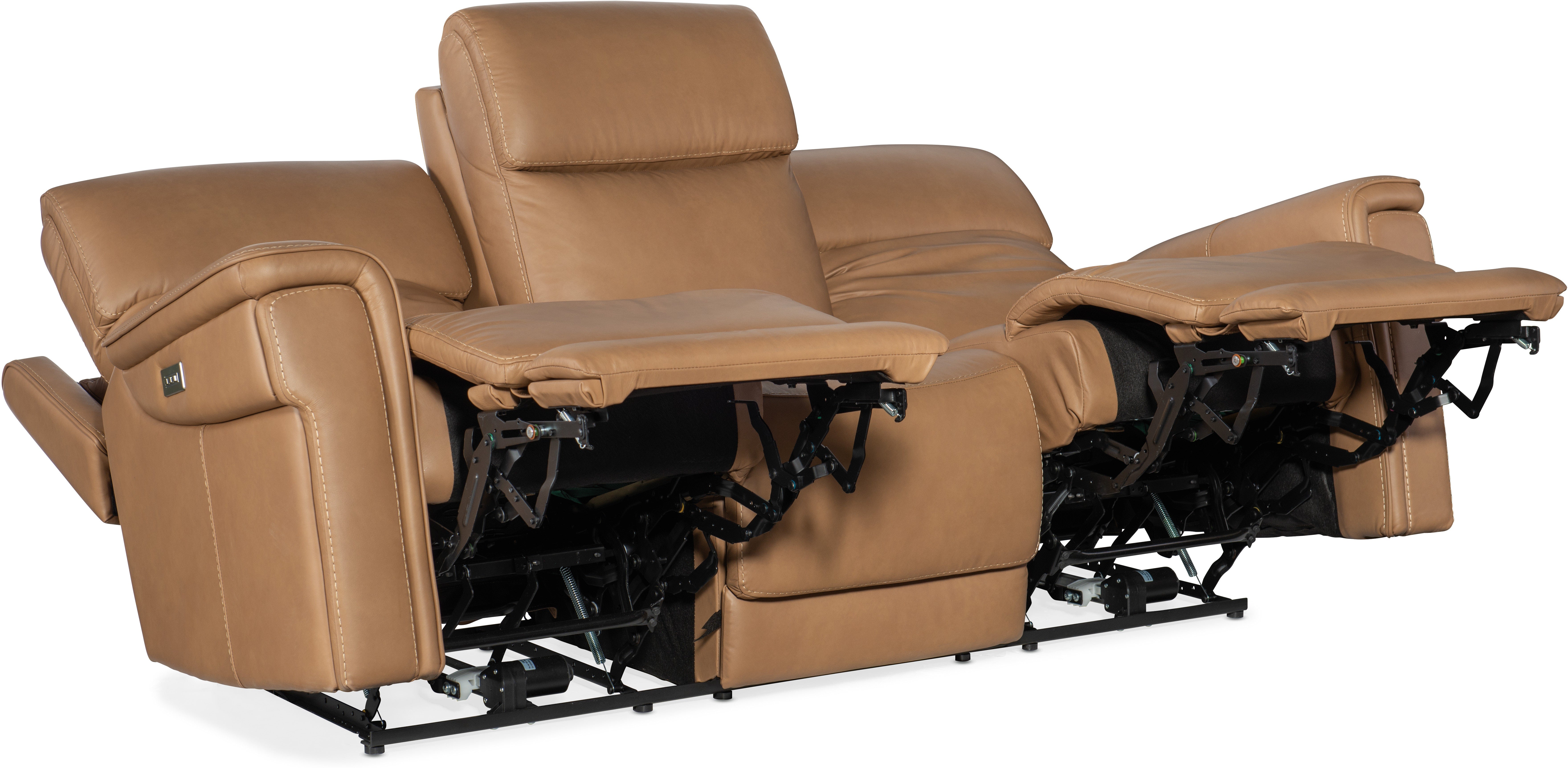 Hooker Furniture Living Room Lyra Zero Gravity Power Sofa with Power Headrest