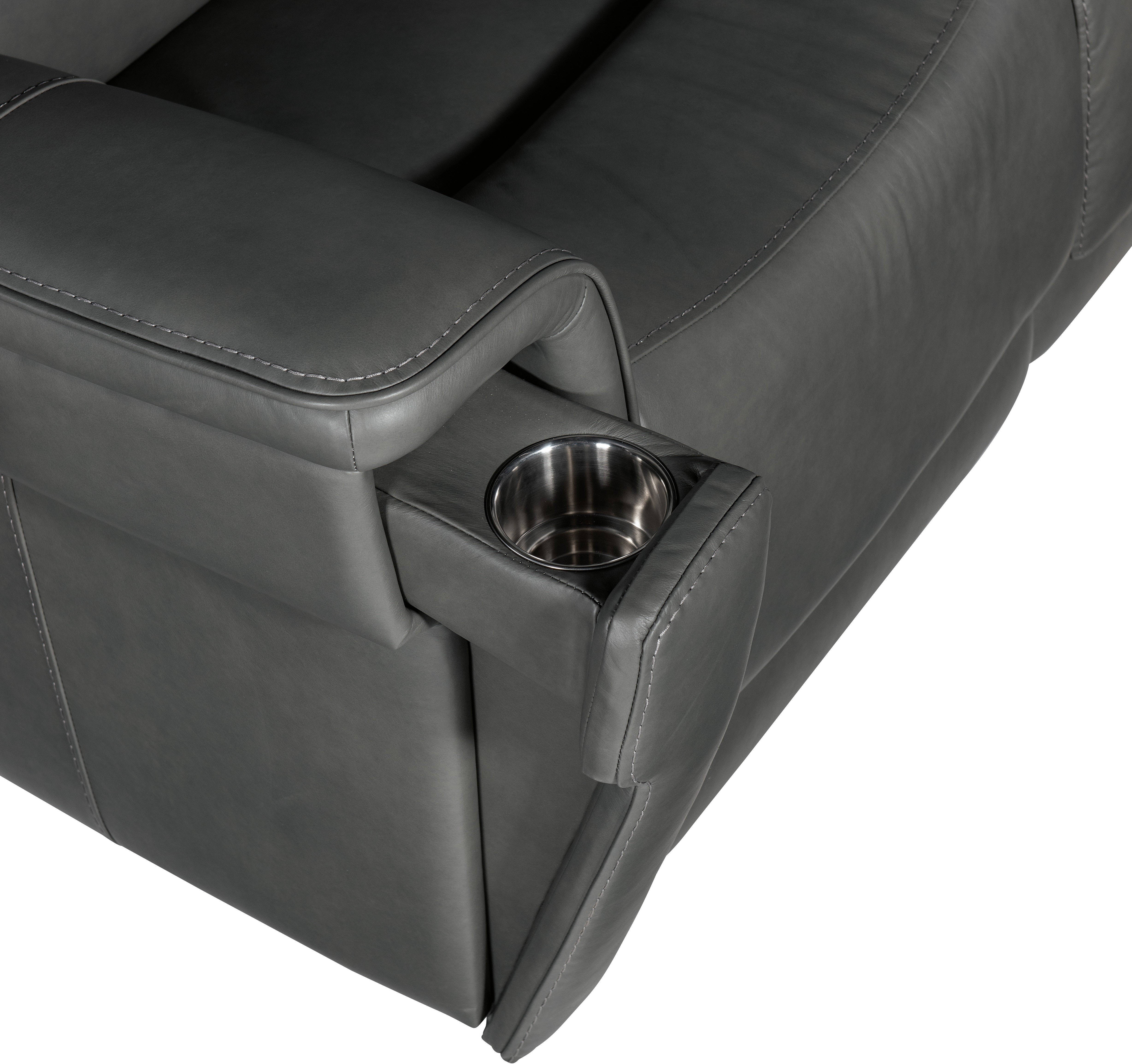 Hooker Furniture Living Room Lyra Zero Gravity Power Sofa with Power Headrest