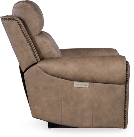 Hooker Furniture Living Room Duncan Power Recliner w/Power Headrest & Lumbar
