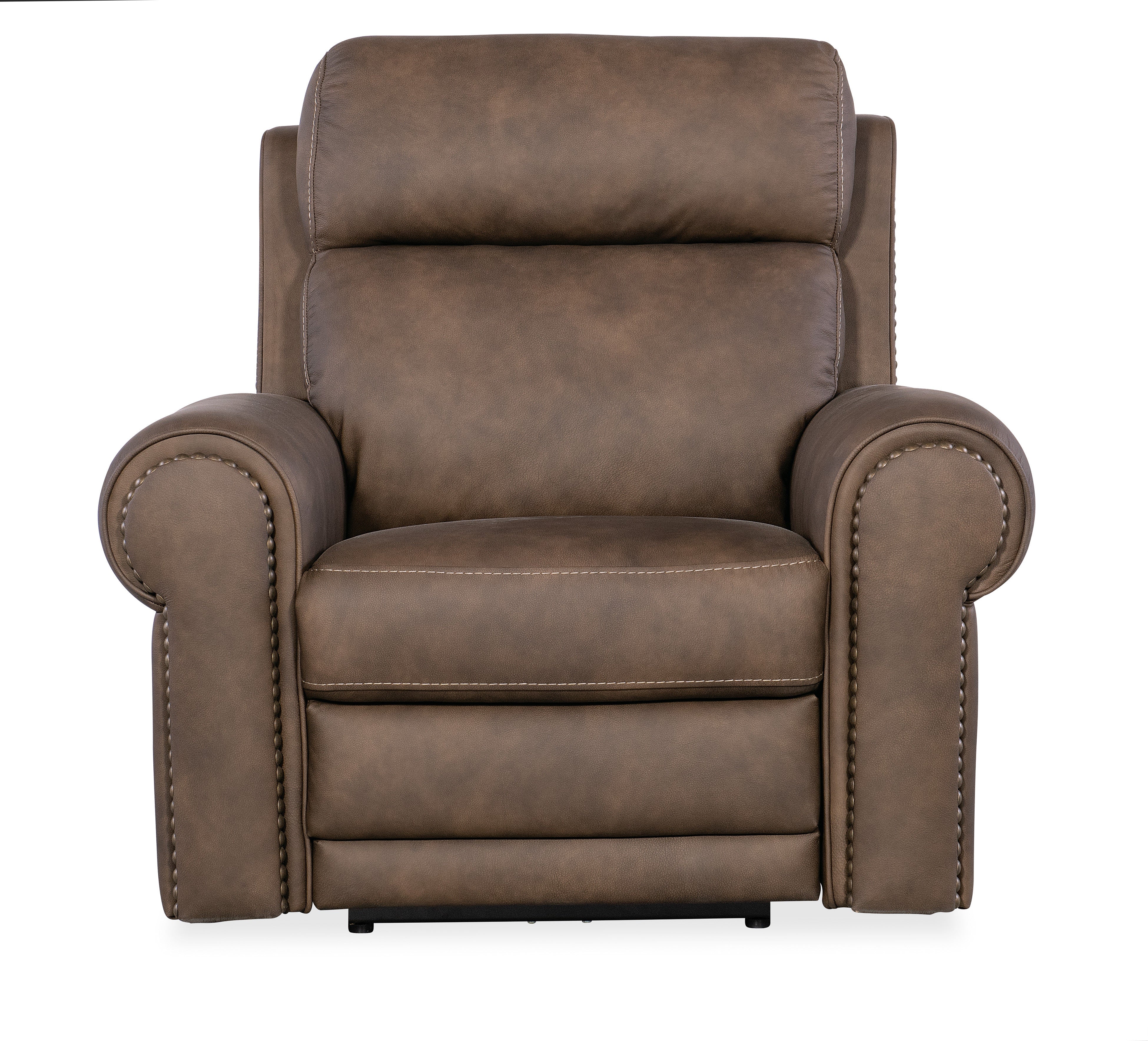 Hooker Furniture Living Room Duncan Power Recliner w/Power Headrest & Lumbar