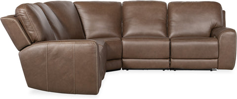 Hooker Furniture Living Room Torres 5 Piece Sectional